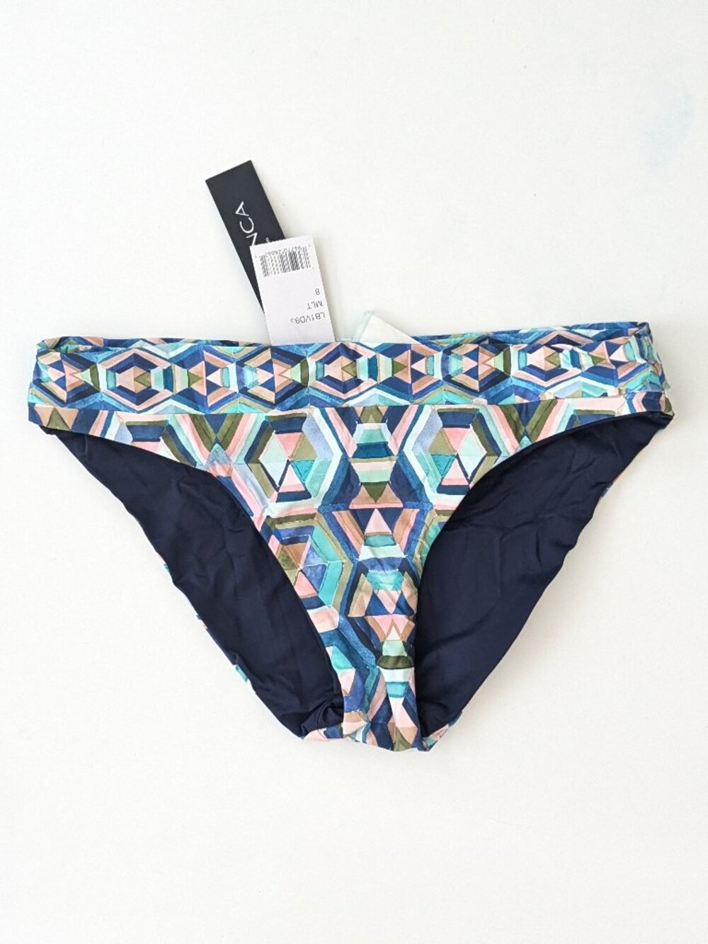 La Blanca Classic Hipster Reversible Swim Bottom Multi Womens 8